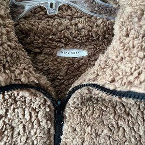 bear in mind fuzzy jacket